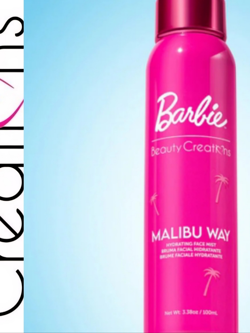 Beauty Creations X Barbie Malibu Way Hydrating Face Mist